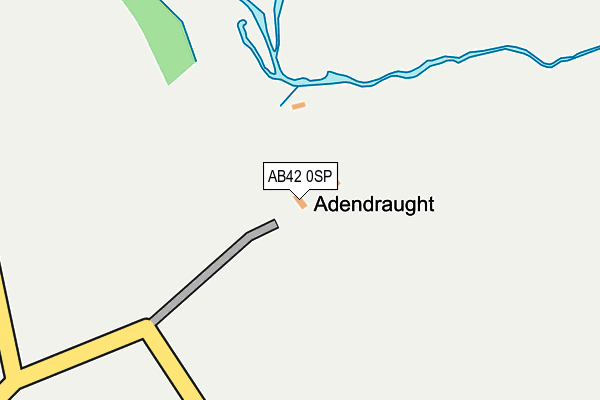 AB42 0SP map - OS OpenMap – Local (Ordnance Survey) AB42 0SP map - OS OpenMap – Local (Ordnance Survey)