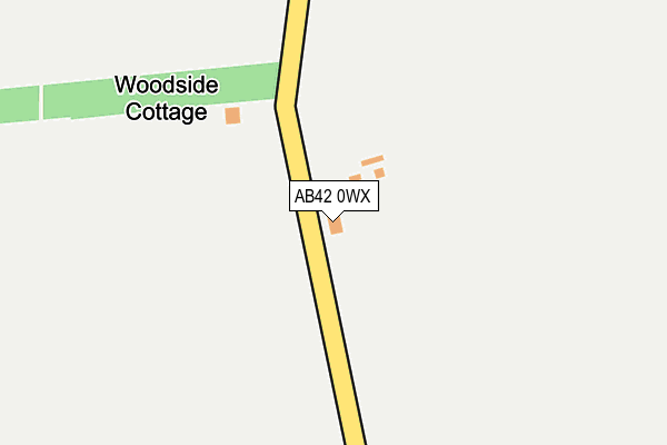 AB42 0WX map - OS OpenMap – Local (Ordnance Survey) AB42 0WX map - OS OpenMap – Local (Ordnance Survey)