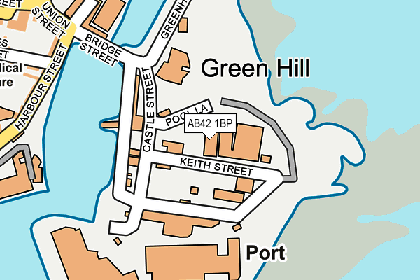 AB42 1BP map - OS OpenMap – Local (Ordnance Survey) AB42 1BP map - OS OpenMap – Local (Ordnance Survey)