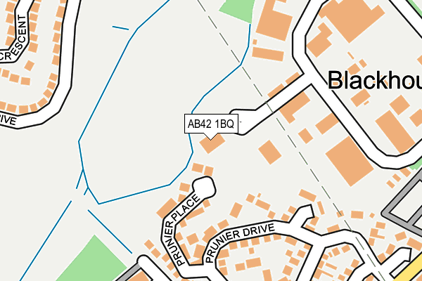 AB42 1BQ map - OS OpenMap – Local (Ordnance Survey) AB42 1BQ map - OS OpenMap – Local (Ordnance Survey)