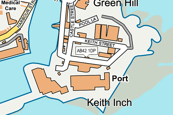 AB42 1DP map - OS OpenMap – Local (Ordnance Survey) AB42 1DP map - OS OpenMap – Local (Ordnance Survey)