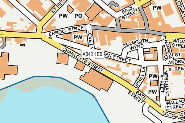 AB42 1EB map - OS OpenMap – Local (Ordnance Survey) AB42 1EB map - OS OpenMap – Local (Ordnance Survey)