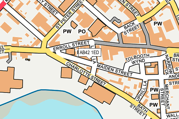 AB42 1ED map - OS OpenMap – Local (Ordnance Survey) AB42 1ED map - OS OpenMap – Local (Ordnance Survey)