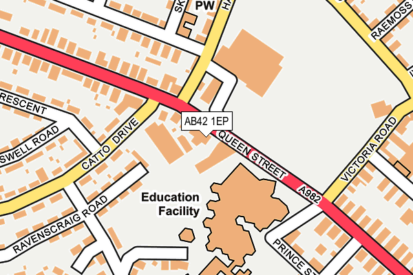AB42 1EP map - OS OpenMap – Local (Ordnance Survey) AB42 1EP map - OS OpenMap – Local (Ordnance Survey)