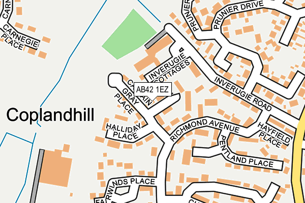 AB42 1EZ map - OS OpenMap – Local (Ordnance Survey) AB42 1EZ map - OS OpenMap – Local (Ordnance Survey)