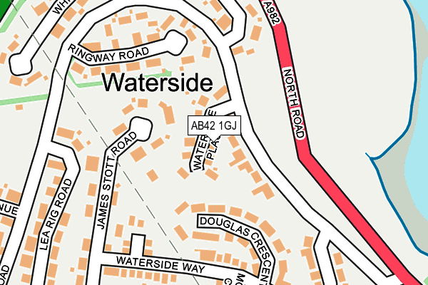 AB42 1GJ map - OS OpenMap – Local (Ordnance Survey) AB42 1GJ map - OS OpenMap – Local (Ordnance Survey)