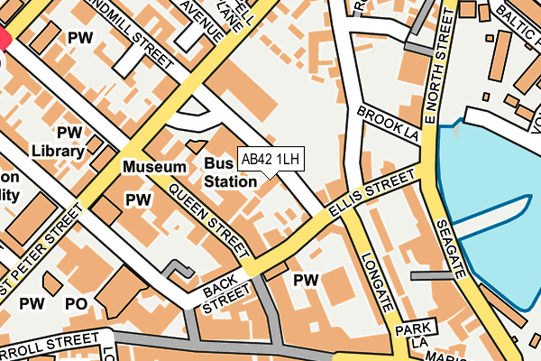 AB42 1LH map - OS OpenMap – Local (Ordnance Survey) AB42 1LH map - OS OpenMap – Local (Ordnance Survey)