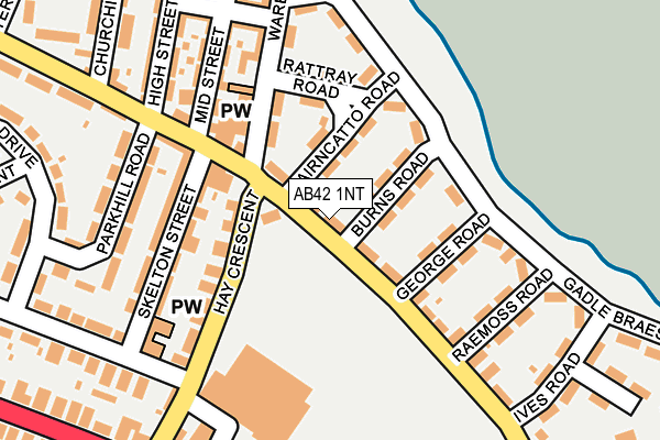 AB42 1NT map - OS OpenMap – Local (Ordnance Survey) AB42 1NT map - OS OpenMap – Local (Ordnance Survey)