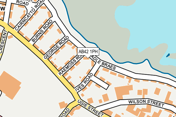 AB42 1PH map - OS OpenMap – Local (Ordnance Survey) AB42 1PH map - OS OpenMap – Local (Ordnance Survey)