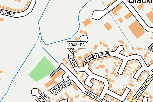 AB42 1PS map - OS OpenMap – Local (Ordnance Survey) AB42 1PS map - OS OpenMap – Local (Ordnance Survey)