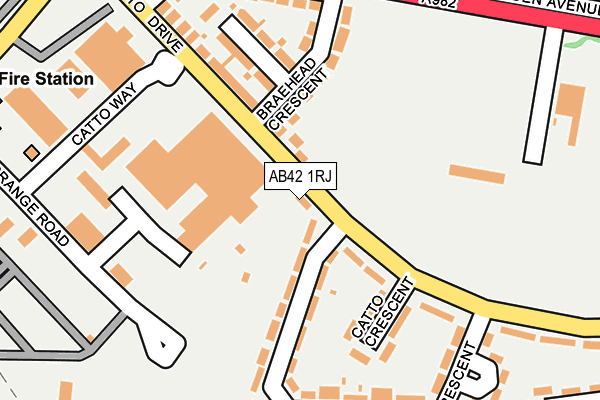 AB42 1RJ map - OS OpenMap – Local (Ordnance Survey) AB42 1RJ map - OS OpenMap – Local (Ordnance Survey)