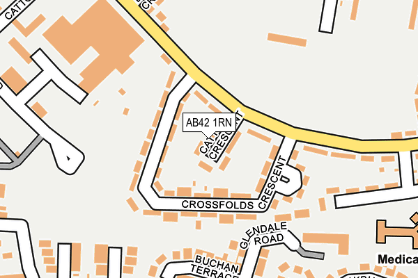 AB42 1RN map - OS OpenMap – Local (Ordnance Survey) AB42 1RN map - OS OpenMap – Local (Ordnance Survey)