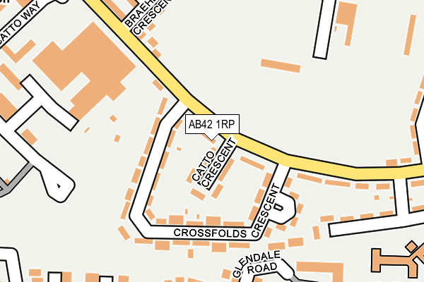 AB42 1RP map - OS OpenMap – Local (Ordnance Survey) AB42 1RP map - OS OpenMap – Local (Ordnance Survey)