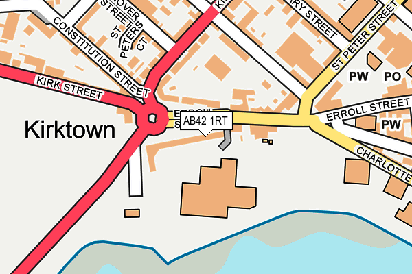 AB42 1RT map - OS OpenMap – Local (Ordnance Survey) AB42 1RT map - OS OpenMap – Local (Ordnance Survey)