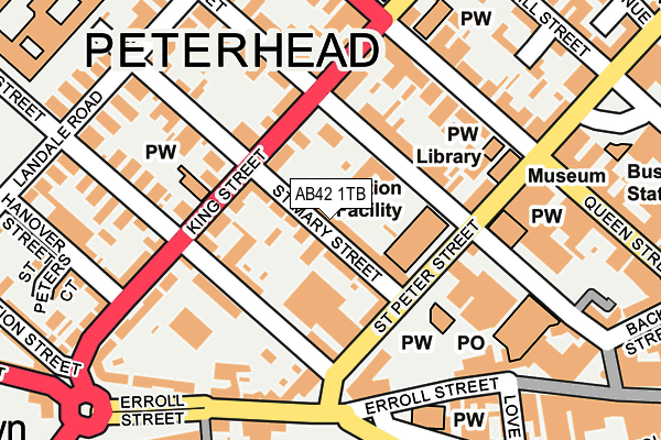 AB42 1TB map - OS OpenMap – Local (Ordnance Survey) AB42 1TB map - OS OpenMap – Local (Ordnance Survey)