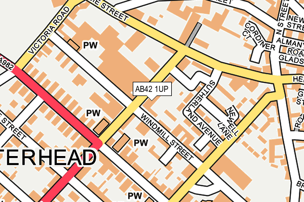 AB42 1UP map - OS OpenMap – Local (Ordnance Survey) AB42 1UP map - OS OpenMap – Local (Ordnance Survey)