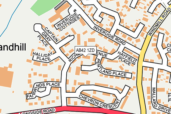 AB42 1ZD map - OS OpenMap – Local (Ordnance Survey) AB42 1ZD map - OS OpenMap – Local (Ordnance Survey)