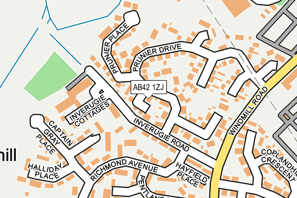 AB42 1ZJ map - OS OpenMap – Local (Ordnance Survey) AB42 1ZJ map - OS OpenMap – Local (Ordnance Survey)