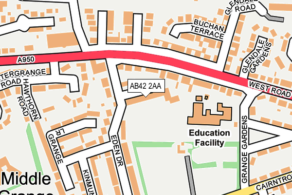 AB42 2AA map - OS OpenMap – Local (Ordnance Survey) AB42 2AA map - OS OpenMap – Local (Ordnance Survey)
