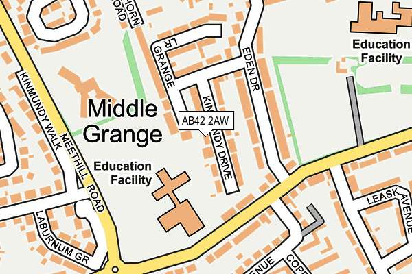 AB42 2AW map - OS OpenMap – Local (Ordnance Survey) AB42 2AW map - OS OpenMap – Local (Ordnance Survey)