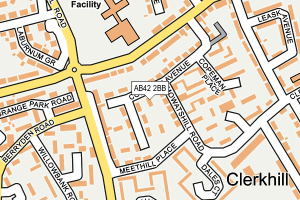 AB42 2BB map - OS OpenMap – Local (Ordnance Survey) AB42 2BB map - OS OpenMap – Local (Ordnance Survey)