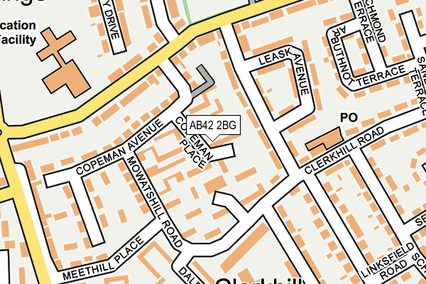 AB42 2BG map - OS OpenMap – Local (Ordnance Survey) AB42 2BG map - OS OpenMap – Local (Ordnance Survey)