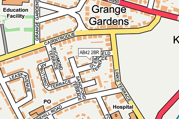 AB42 2BR map - OS OpenMap – Local (Ordnance Survey) AB42 2BR map - OS OpenMap – Local (Ordnance Survey)