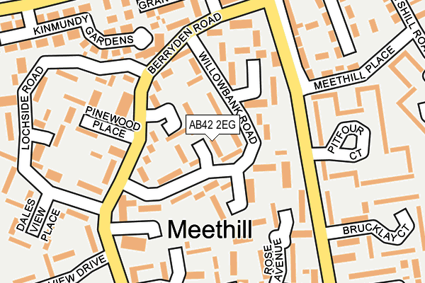 AB42 2EG map - OS OpenMap – Local (Ordnance Survey) AB42 2EG map - OS OpenMap – Local (Ordnance Survey)