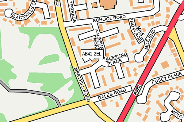 AB42 2EL map - OS OpenMap – Local (Ordnance Survey) AB42 2EL map - OS OpenMap – Local (Ordnance Survey)