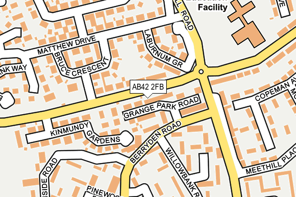 AB42 2FB map - OS OpenMap – Local (Ordnance Survey) AB42 2FB map - OS OpenMap – Local (Ordnance Survey)