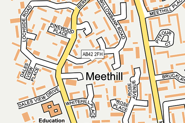 AB42 2FH map - OS OpenMap – Local (Ordnance Survey) AB42 2FH map - OS OpenMap – Local (Ordnance Survey)