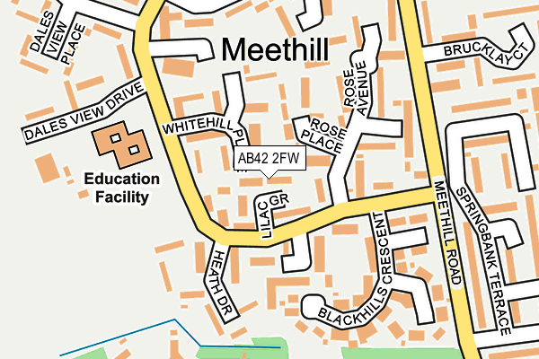 AB42 2FW map - OS OpenMap – Local (Ordnance Survey) AB42 2FW map - OS OpenMap – Local (Ordnance Survey)