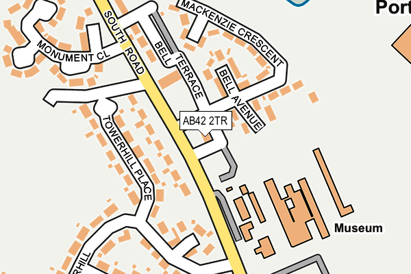 AB42 2TR map - OS OpenMap – Local (Ordnance Survey) AB42 2TR map - OS OpenMap – Local (Ordnance Survey)