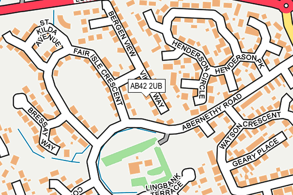 AB42 2UB map - OS OpenMap – Local (Ordnance Survey) AB42 2UB map - OS OpenMap – Local (Ordnance Survey)