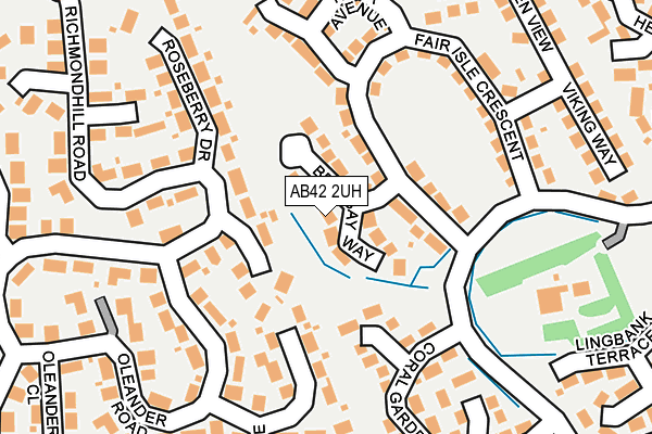 AB42 2UH map - OS OpenMap – Local (Ordnance Survey) AB42 2UH map - OS OpenMap – Local (Ordnance Survey)