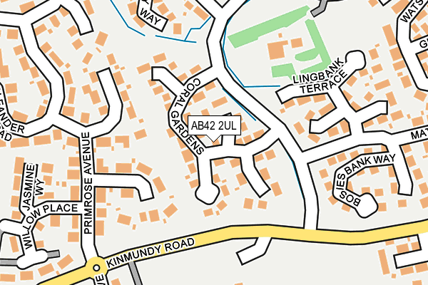AB42 2UL map - OS OpenMap – Local (Ordnance Survey) AB42 2UL map - OS OpenMap – Local (Ordnance Survey)