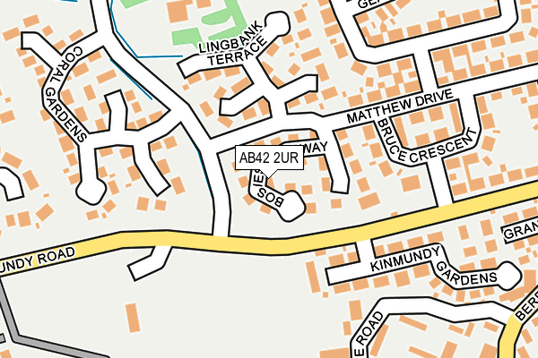 AB42 2UR map - OS OpenMap – Local (Ordnance Survey) AB42 2UR map - OS OpenMap – Local (Ordnance Survey)