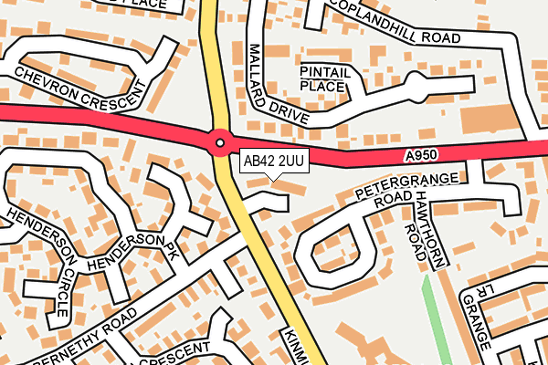 AB42 2UU map - OS OpenMap – Local (Ordnance Survey) AB42 2UU map - OS OpenMap – Local (Ordnance Survey)