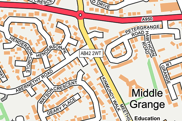 AB42 2WT map - OS OpenMap – Local (Ordnance Survey) AB42 2WT map - OS OpenMap – Local (Ordnance Survey)