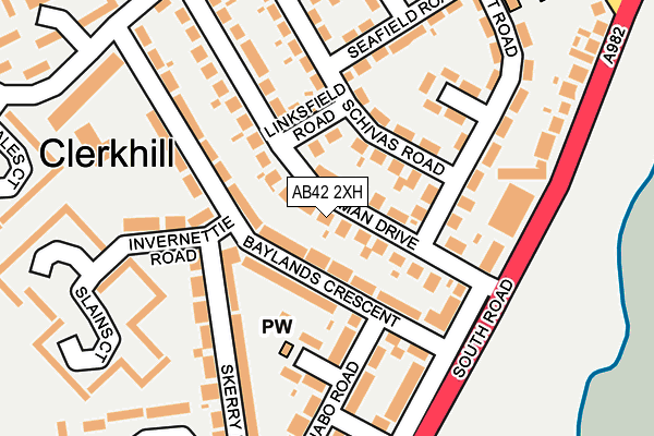 AB42 2XH map - OS OpenMap – Local (Ordnance Survey) AB42 2XH map - OS OpenMap – Local (Ordnance Survey)