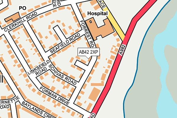AB42 2XP map - OS OpenMap – Local (Ordnance Survey) AB42 2XP map - OS OpenMap – Local (Ordnance Survey)
