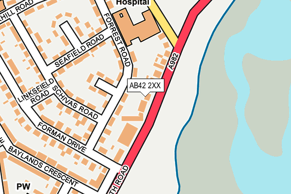 AB42 2XX map - OS OpenMap – Local (Ordnance Survey) AB42 2XX map - OS OpenMap – Local (Ordnance Survey)