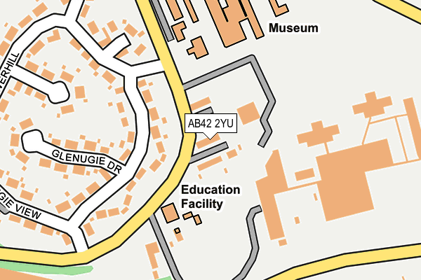 AB42 2YU map - OS OpenMap – Local (Ordnance Survey) AB42 2YU map - OS OpenMap – Local (Ordnance Survey)