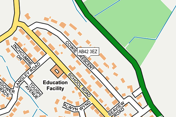 AB42 3EZ map - OS OpenMap – Local (Ordnance Survey) AB42 3EZ map - OS OpenMap – Local (Ordnance Survey)