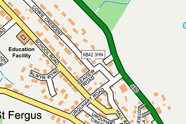 AB42 3HN map - OS OpenMap – Local (Ordnance Survey) AB42 3HN map - OS OpenMap – Local (Ordnance Survey)