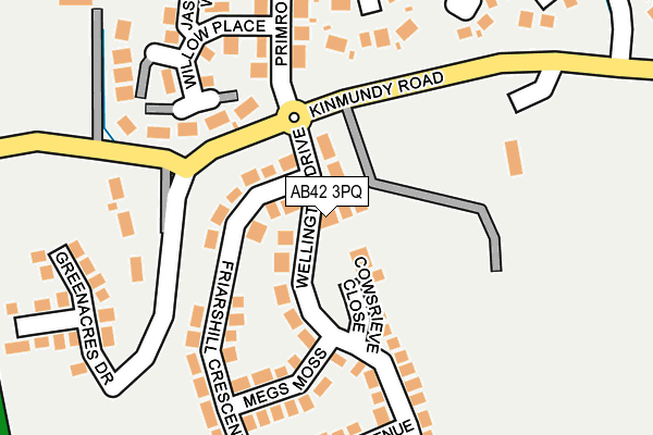 AB42 3PQ map - OS OpenMap – Local (Ordnance Survey) AB42 3PQ map - OS OpenMap – Local (Ordnance Survey)