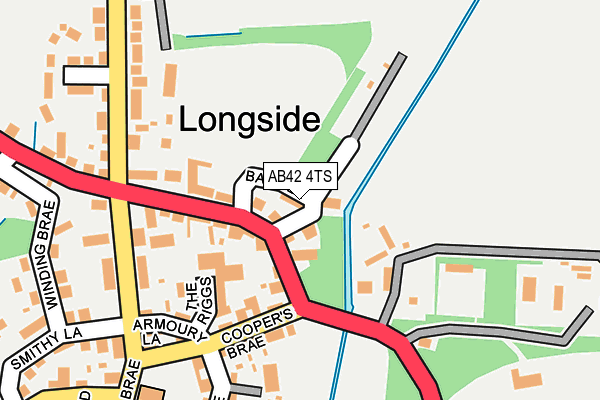 AB42 4TS map - OS OpenMap – Local (Ordnance Survey) AB42 4TS map - OS OpenMap – Local (Ordnance Survey)