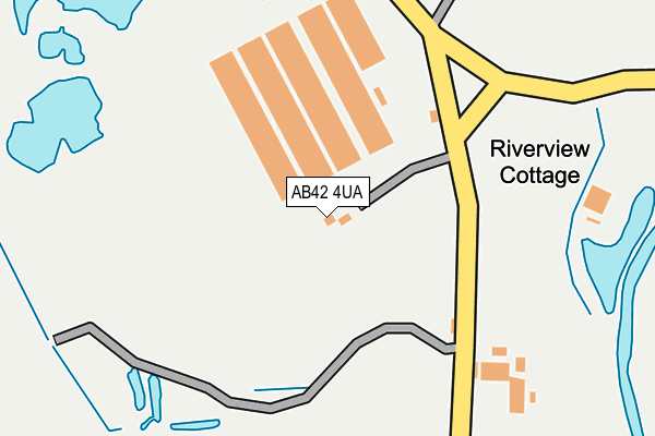 AB42 4UA map - OS OpenMap – Local (Ordnance Survey) AB42 4UA map - OS OpenMap – Local (Ordnance Survey)