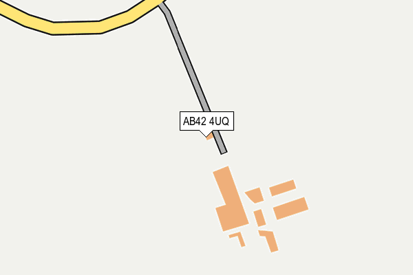 AB42 4UQ map - OS OpenMap – Local (Ordnance Survey)