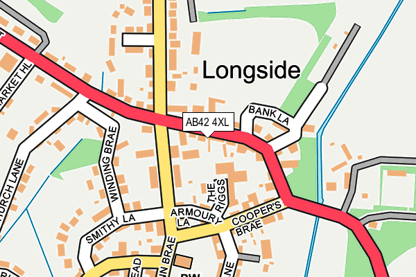 AB42 4XL map - OS OpenMap – Local (Ordnance Survey) AB42 4XL map - OS OpenMap – Local (Ordnance Survey)
